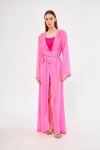 Majoristik Kimono - Pembe Kapşonlu Majoristik Kimono - Pembe Kapşonlu