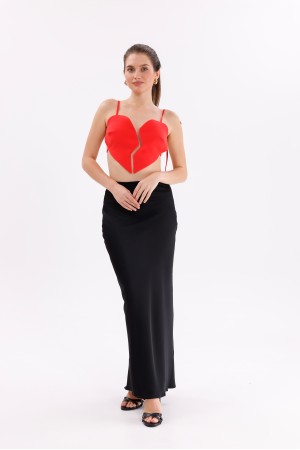 Kırmızı Kalp Büstiyer Kırık Model Sırt Dekolteli ?✨ Kırmızı Kalp Büstiyer Kırık Model Sırt Dekolteli ?✨